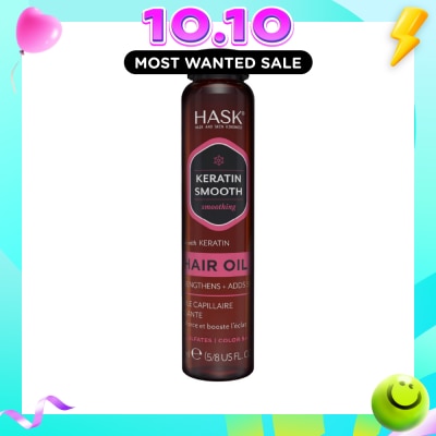 HASK Keratin Smooth Hair Oil With Keratin 18ml image