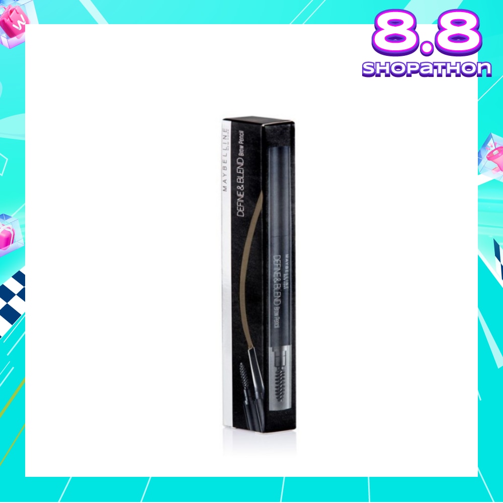 MAYBELLINE Define & Blend Brow Pencil Light Brown is (Expiry: Sept`2025)