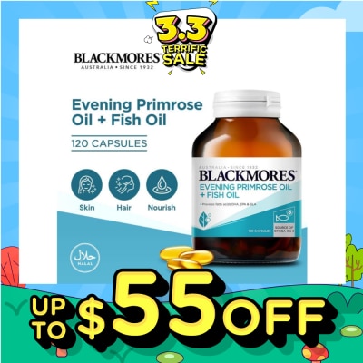 BLACKMORES Evening Primrose Oil + Fish Oil Capsules 120s