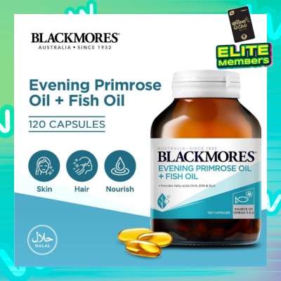 BLACKMORES Evening Primrose Oil + Fish Oil Capsules 120s