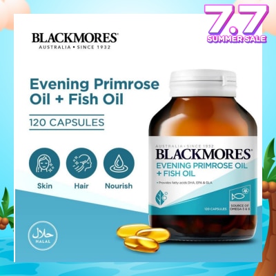 BLACKMORES Evening Primrose Oil + Fish Oil Capsules 120s
