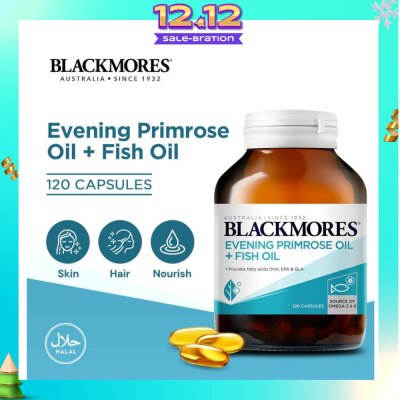 BLACKMORES Evening Primrose Oil + Fish Oil Capsules 120s