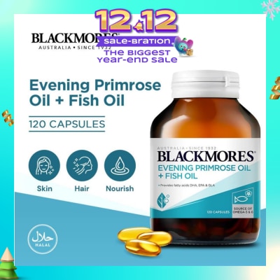 BLACKMORES Evening Primrose Oil + Fish Oil Capsules 120s