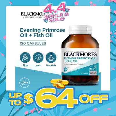 BLACKMORES - Evening Primrose Oil + Fish Oil Capsules 120s