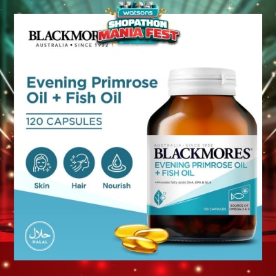 BLACKMORES - Evening Primrose Oil + Fish Oil Capsules 120s