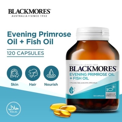 BLACKMORES Blackmores Evening Primrose Oil + Fish Oil Capsules 120s