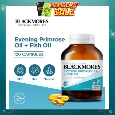 BLACKMORES - Evening Primrose Oil + Fish Oil Capsules 120s