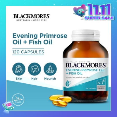 BLACKMORES Evening Primrose Oil + Fish Oil Capsules 120s