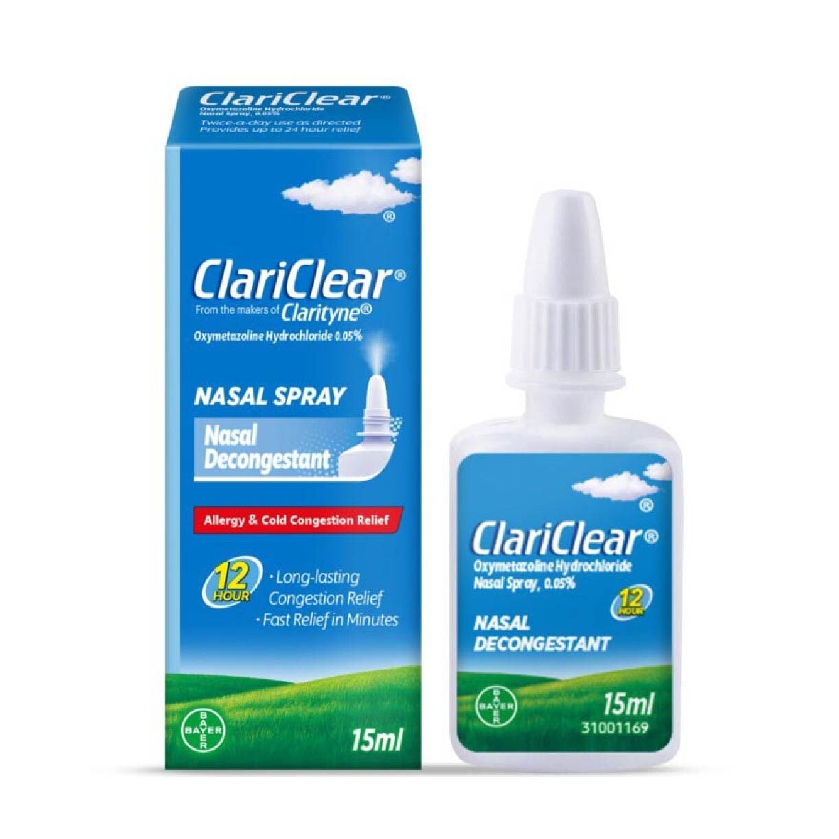 Clariclear Nasal Congestion Relief Spray (For Adults And Children Above 6 Years) 15ml