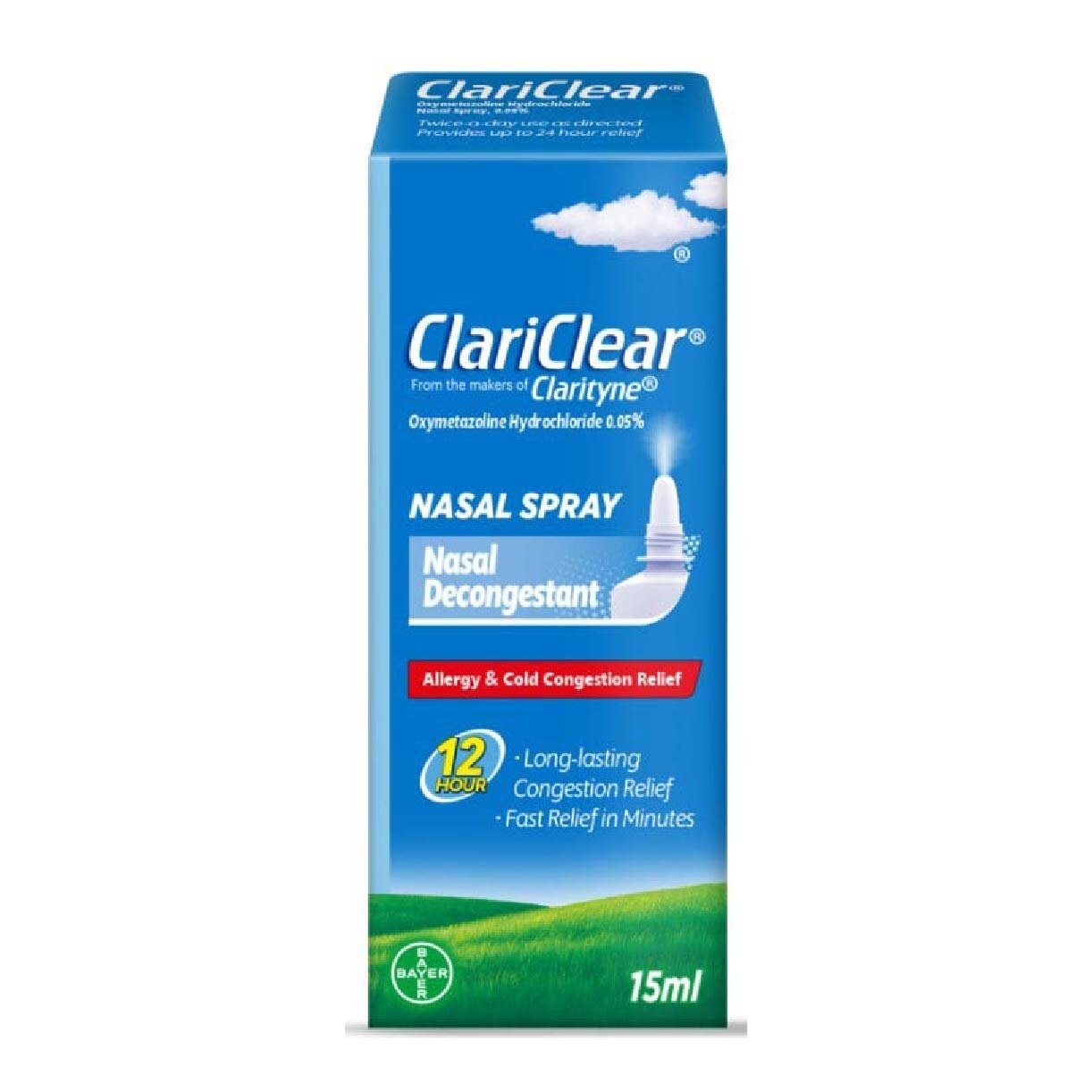 Clariclear Nasal Congestion Relief Spray (For Adults And Children Above 6 Years) 15ml