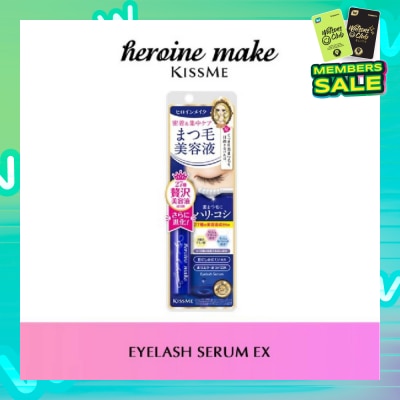 HEROINE MAKE Eyelash Serum Ex (I) Oil Free, Suitable For Use Over Eyelash Extensions And Eyebrows 5.5g
