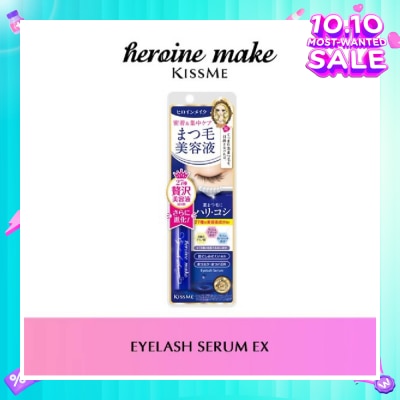 HEROINE MAKE Eyelash Serum Ex (I) Oil Free, Suitable For Use Over Eyelash Extensions And Eyebrows 5.5g