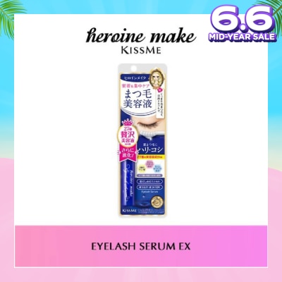 HEROINE MAKE Eyelash Serum Ex (I) Oil Free, Suitable For Use Over Eyelash Extensions And Eyebrows 5.5g