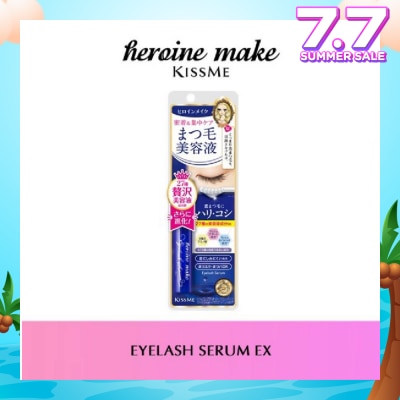 HEROINE MAKE Eyelash Serum Ex (I) Oil Free, Suitable For Use Over Eyelash Extensions And Eyebrows 5.5g