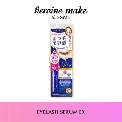 HEROINE MAKE Eyelash Serum Ex (I) Oil Free, Suitable For Use Over Eyelash Extensions And Eyebrows 5.5g