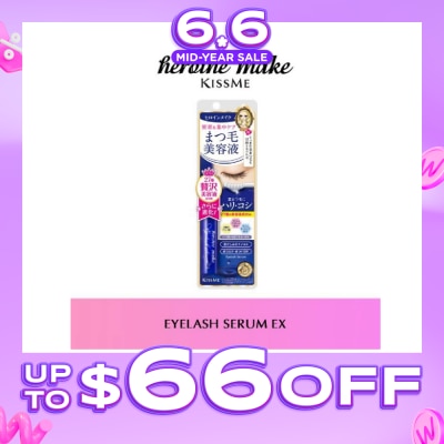 HEROINE MAKE - Eyelash Serum Ex (I) Oil Free, Suitable For Use Over Eyelash Extensions And Eyebrows 5.5g