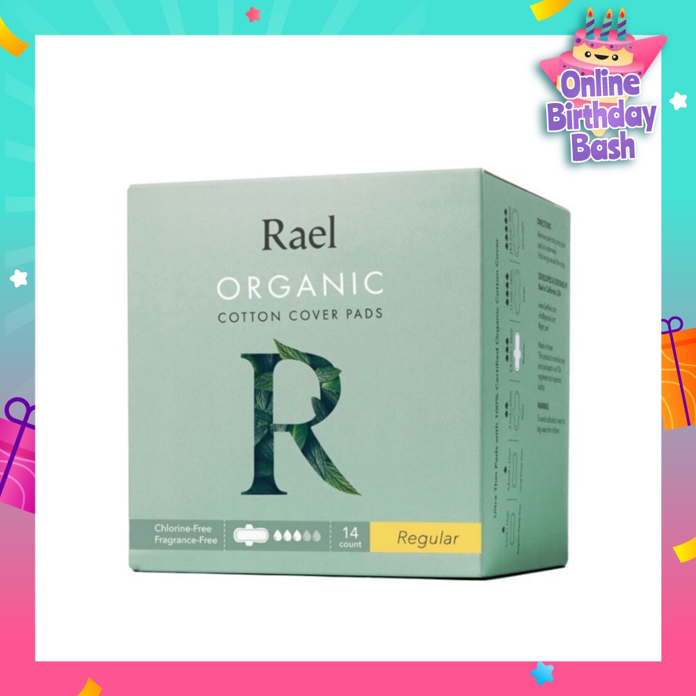 Regular Pads With Organic Cotton Cover 14s