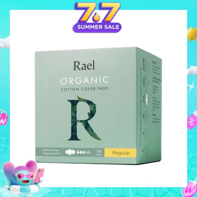 RAEL - Regular Pads With Organic Cotton Cover 14s