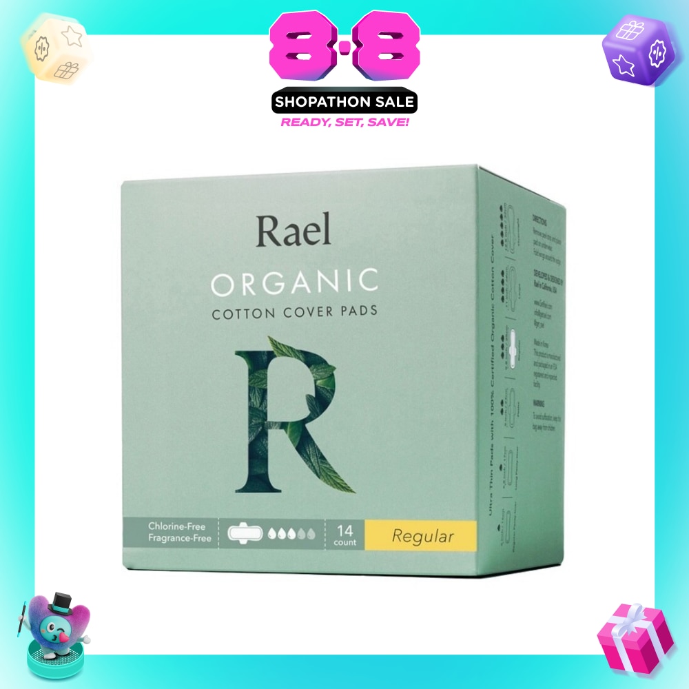 Regular Pads With Organic Cotton Cover 14s
