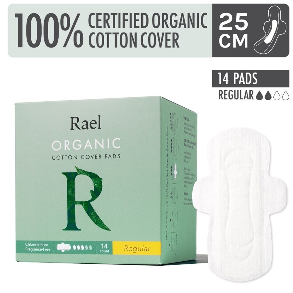 Regular Pads With Organic Cotton Cover 14s