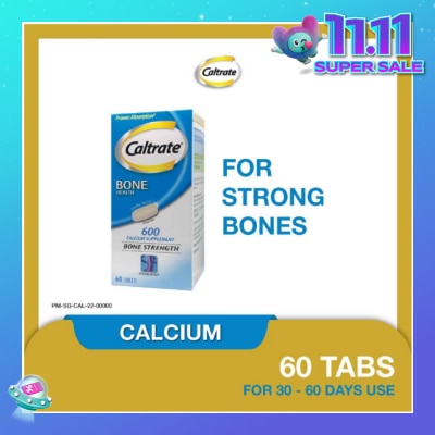 CALTRATE Bone Health Calcium Supplement Tablet 60s
