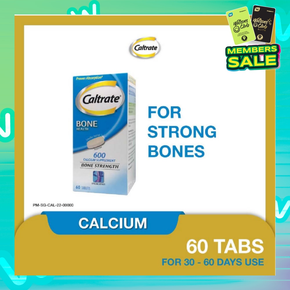 Bone Health Calcium Supplement Tablet 60s