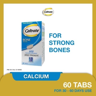 CALTRATE Caltrate Bone Health Calcium Supplement Tablet 60s