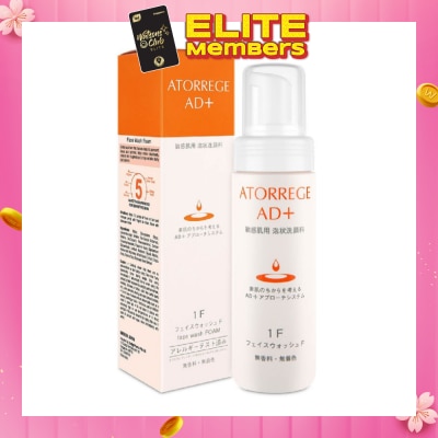 ATORREGE AD+ Face Wash Foam (Reduce Blackhead + Skin Roughness) 150ml