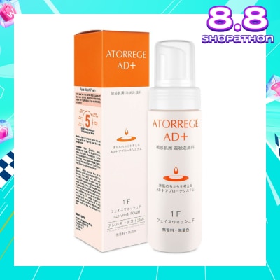 ATORREGE AD+ Face Wash Foam (Reduce Blackhead + Skin Roughness) 150ml
