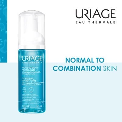 URIAGE Cleansing Water Foam (Gently Cleanses And Removes Makeup) 150ml