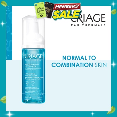 URIAGE Cleansing Water Foam (Gently Cleanses And Removes Makeup) 150ml image