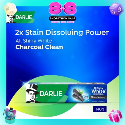 DARLIE - All Shiny White Charcoal Clean Whitening Toothpaste 140g