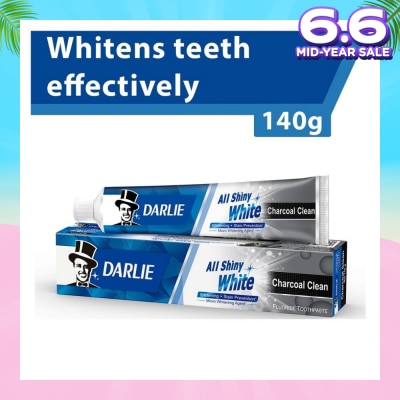 DARLIE All Shiny White Toothpaste Charcoal Clean (Whitens Teeth Effectively) 140g