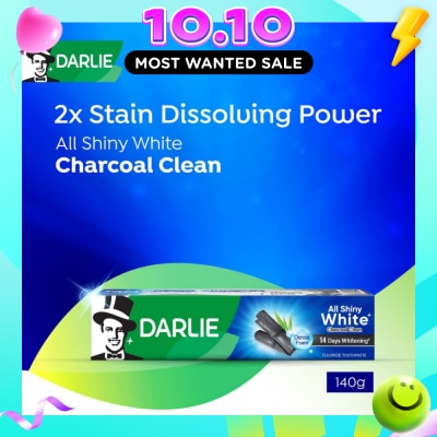 DARLIE All Shiny White Charcoal Clean Whitening Toothpaste 140g image