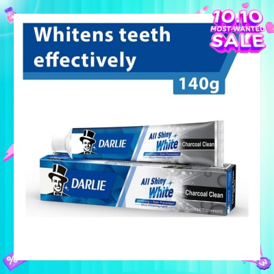 DARLIE All Shiny White Toothpaste Charcoal Clean (Whitens Teeth Effectively) 140g