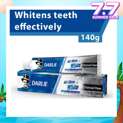 DARLIE All Shiny White Toothpaste Charcoal Clean (Whitens Teeth Effectively) 140g