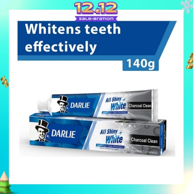 DARLIE All Shiny White Toothpaste Charcoal Clean (Whitens Teeth Effectively) 140g