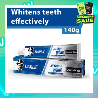 DARLIE All Shiny White Toothpaste Charcoal Clean (Whitens Teeth Effectively) 140g