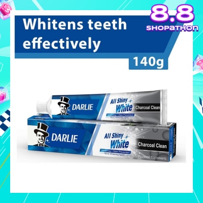 DARLIE All Shiny White Toothpaste Charcoal Clean (Whitens Teeth Effectively) 140g