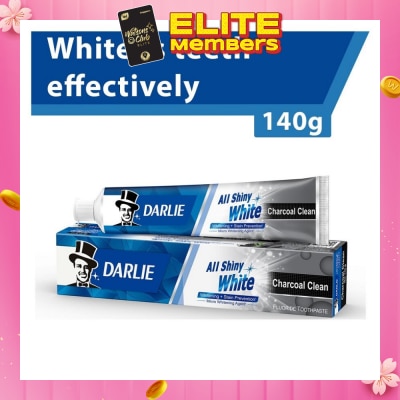 DARLIE All Shiny White Toothpaste Charcoal Clean (Whitens Teeth Effectively) 140g