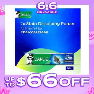 DARLIE - All Shiny White Charcoal Clean Whitening Toothpaste 140g