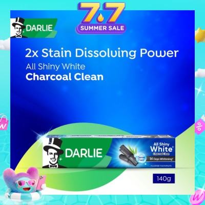 DARLIE - All Shiny White Charcoal Clean Whitening Toothpaste 140g