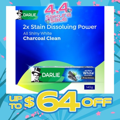 DARLIE - All Shiny White Charcoal Clean Whitening Toothpaste 140g