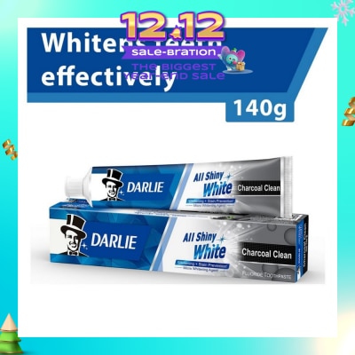 DARLIE All Shiny White Toothpaste Charcoal Clean (Whitens Teeth Effectively) 140g