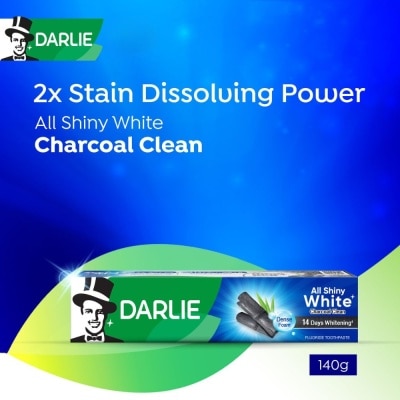 DARLIE All Shiny White Charcoal Clean Whitening Toothpaste 140g