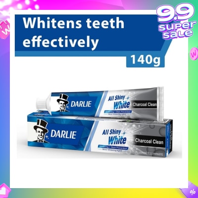 DARLIE All Shiny White Toothpaste Charcoal Clean (Whitens Teeth Effectively) 140g