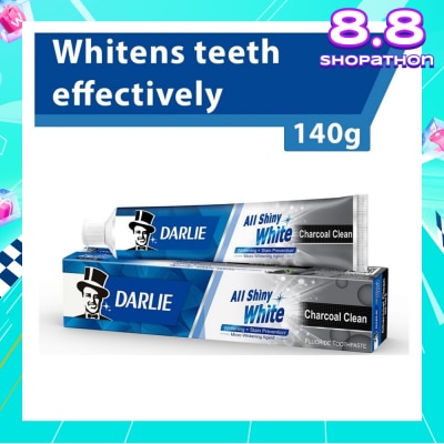 DARLIE All Shiny White Toothpaste Charcoal Clean (Whitens Teeth Effectively) 140g