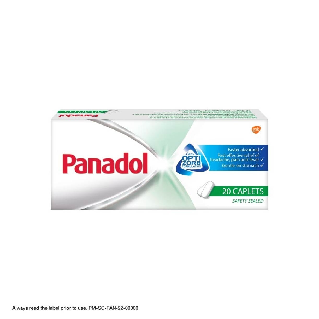 Panadol with Optizorb Caplets 20s