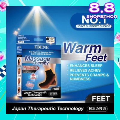 EBENE Foot Massage Socks For Women Black