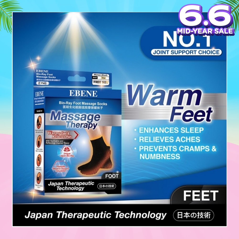 Foot Massage Socks For Women Black